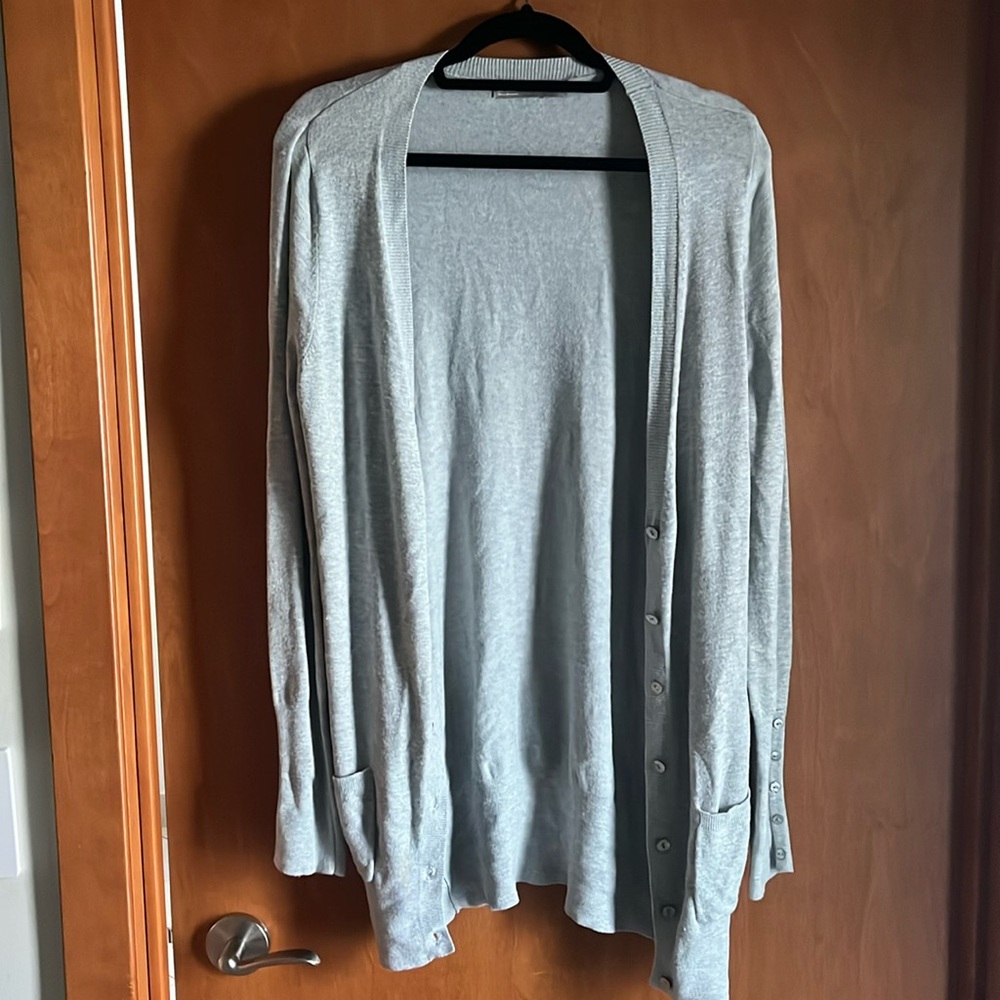 Zara long grey cardigan 🩶